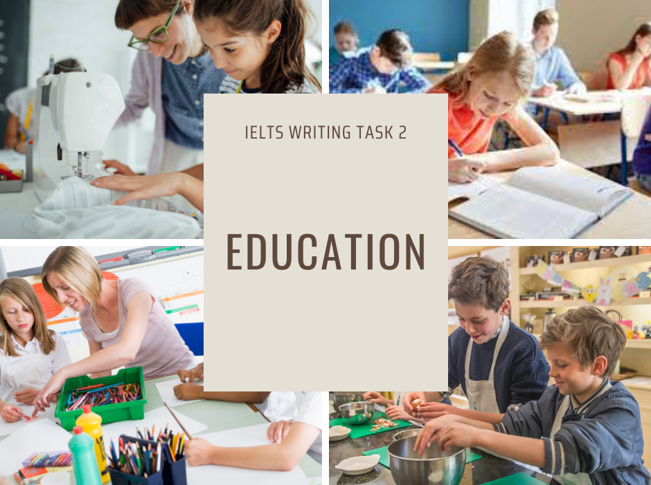 writing task 2 topics related to education